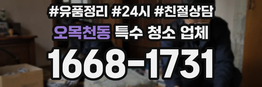 오목천동 특수 청소 업체