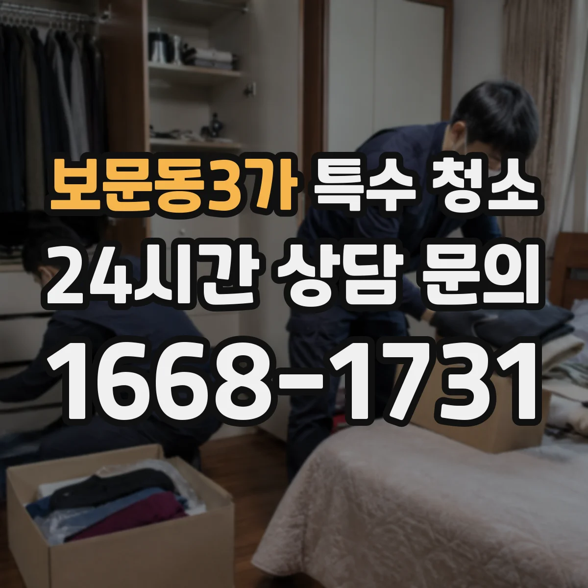 보문동3가 특수 청소