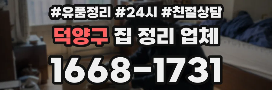 덕양구 집 정리 업체