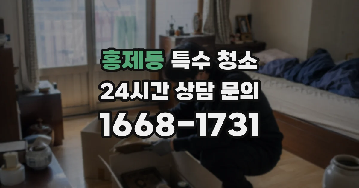 홍제동 특수 청소