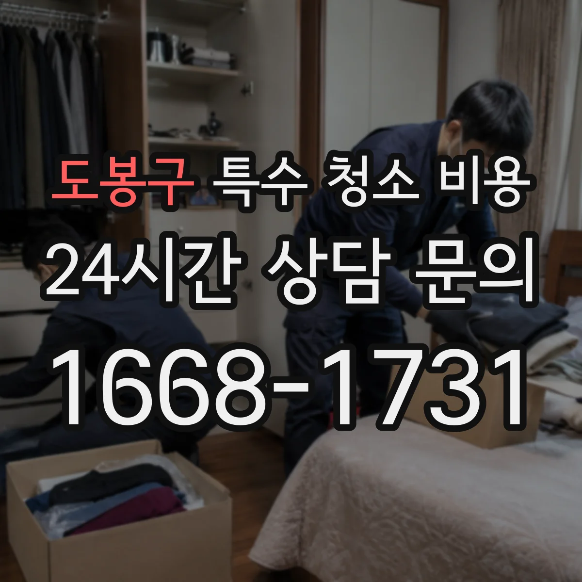 도봉구 특수 청소 비용
