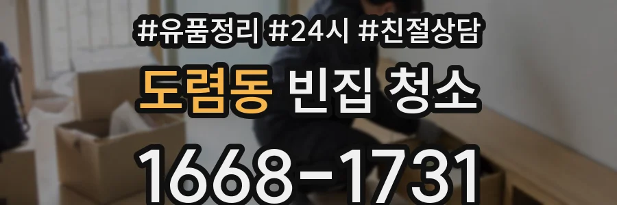도렴동 빈집 청소