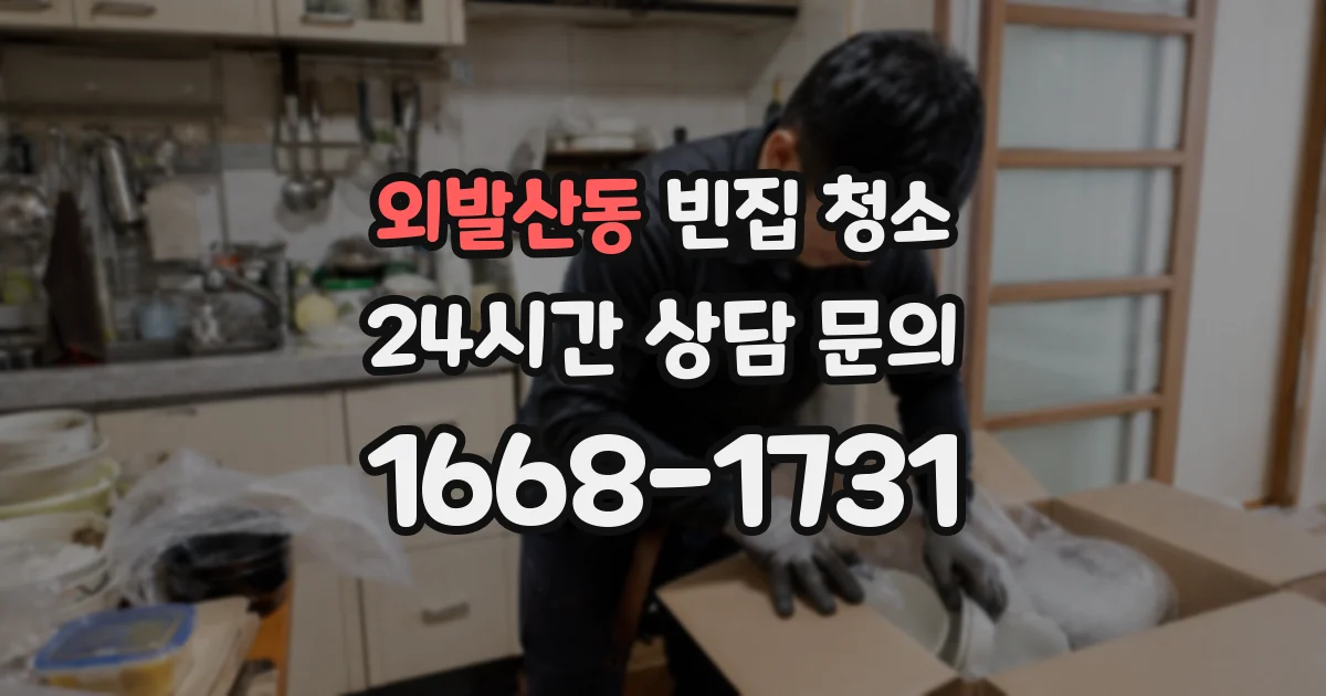 외발산동 빈집 청소