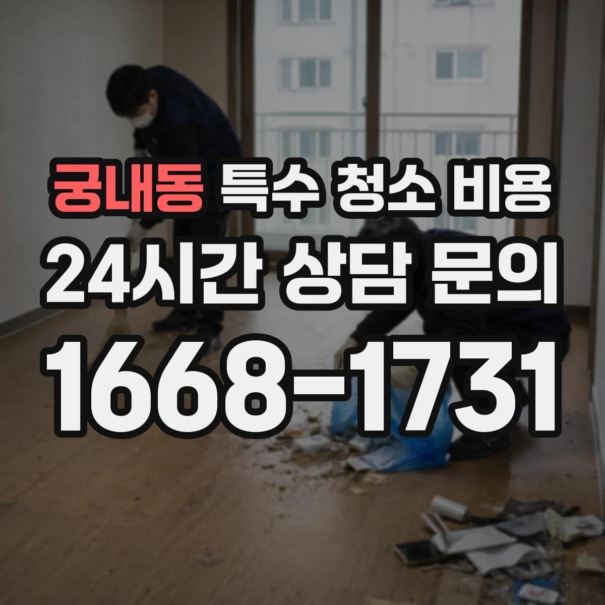 궁내동 특수 청소 비용