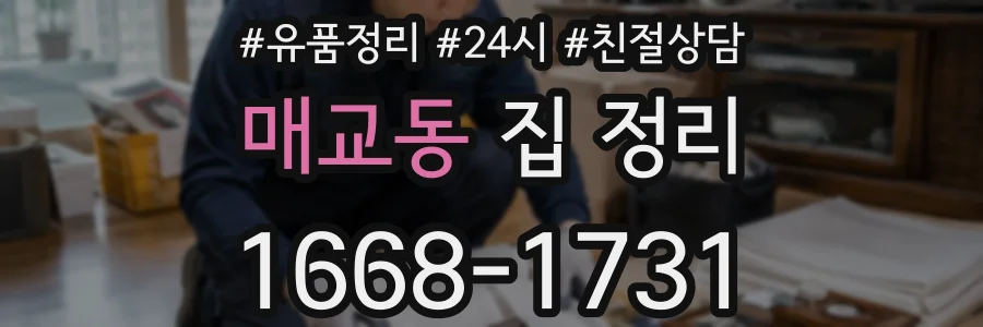 매교동 집 정리