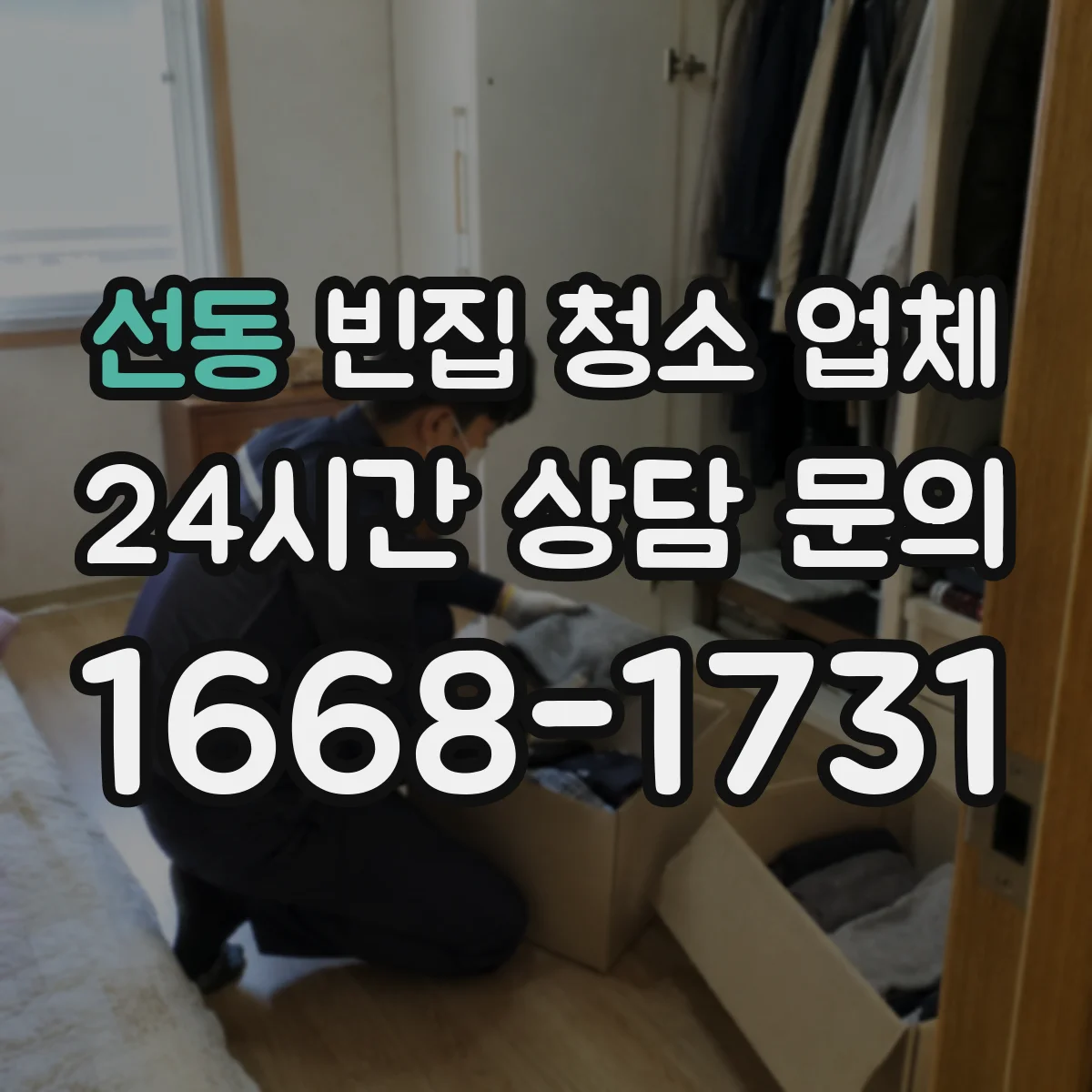 선동 빈집 청소 업체