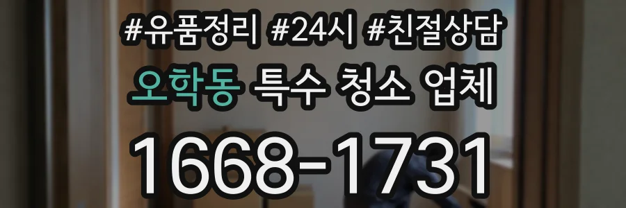 오학동 특수 청소 업체