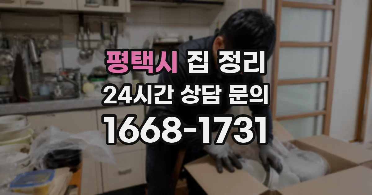 평택시 집 정리