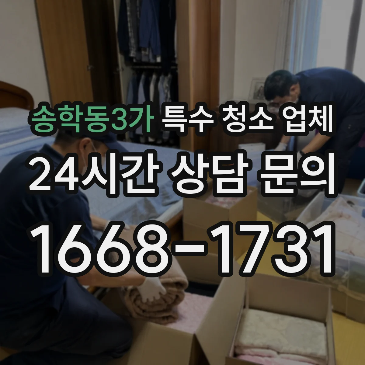 송학동3가 특수 청소 업체