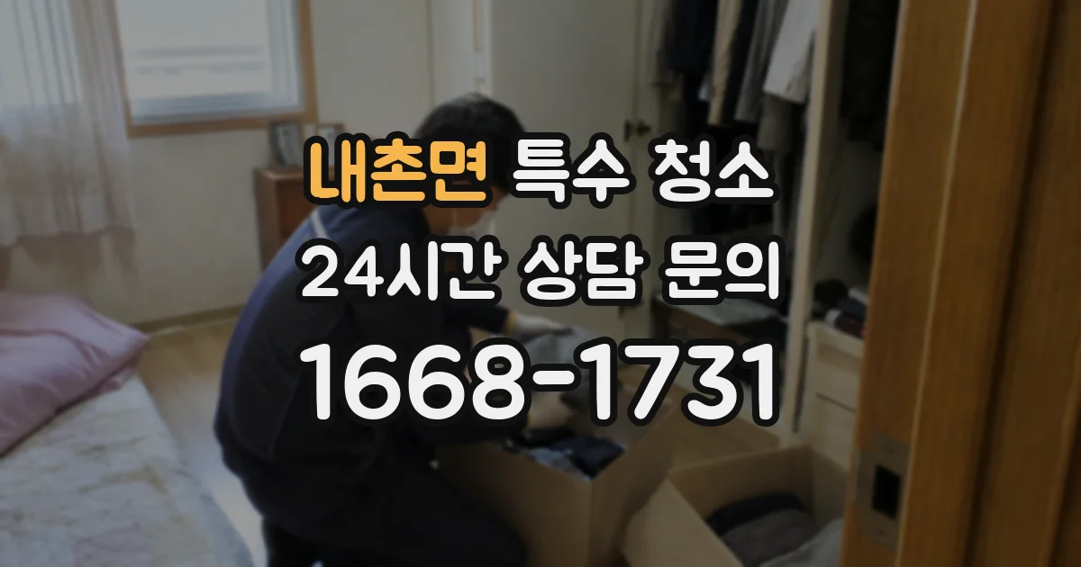 내촌면 특수 청소