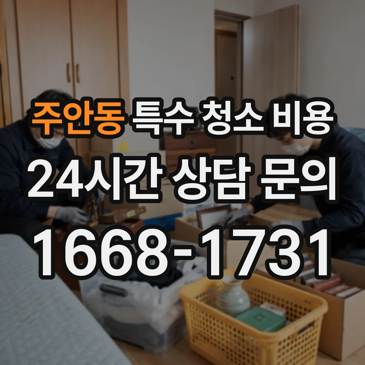 주안동 특수 청소 비용