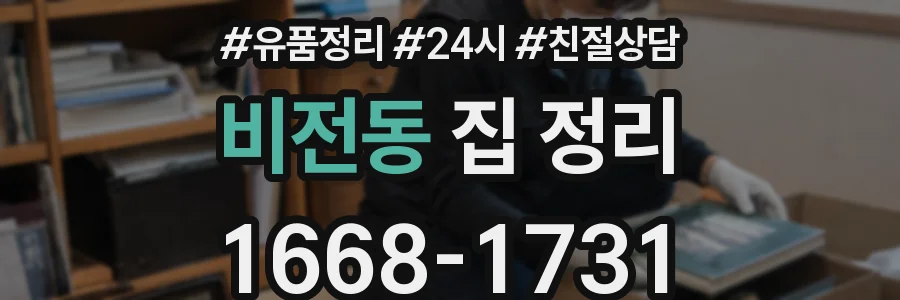 비전동 집 정리