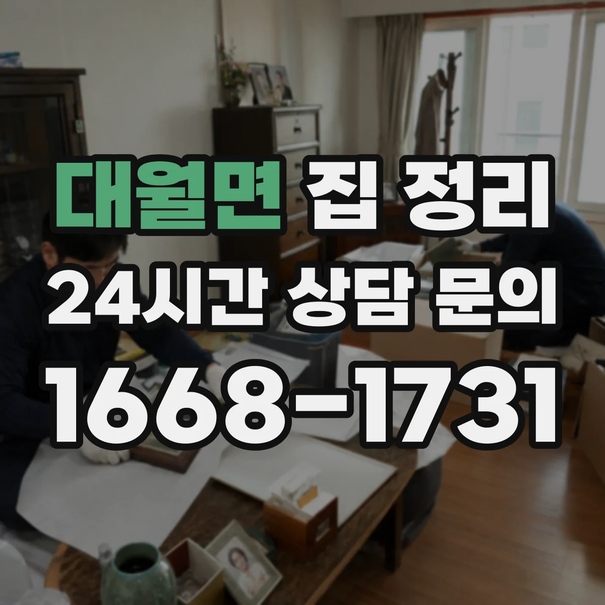 대월면 집 정리