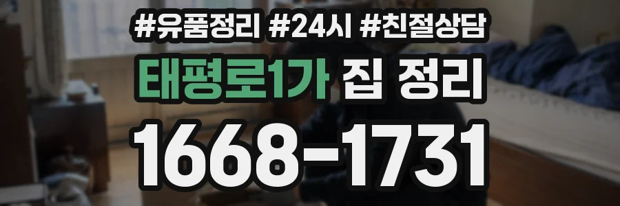 태평로1가 집 정리