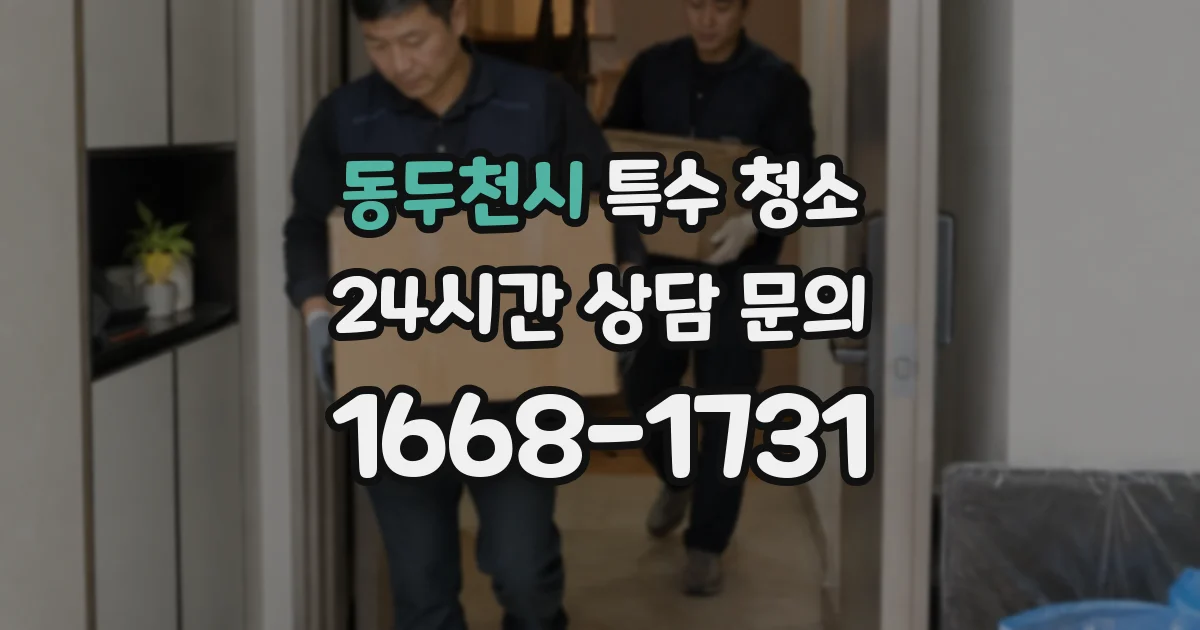 동두천시 특수 청소