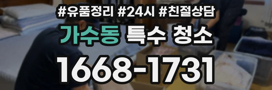 가수동 특수 청소
