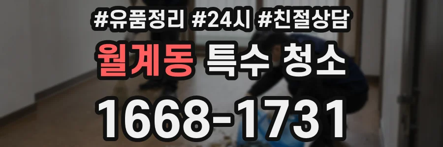 월계동 특수 청소