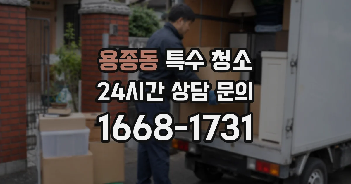 용종동 특수 청소
