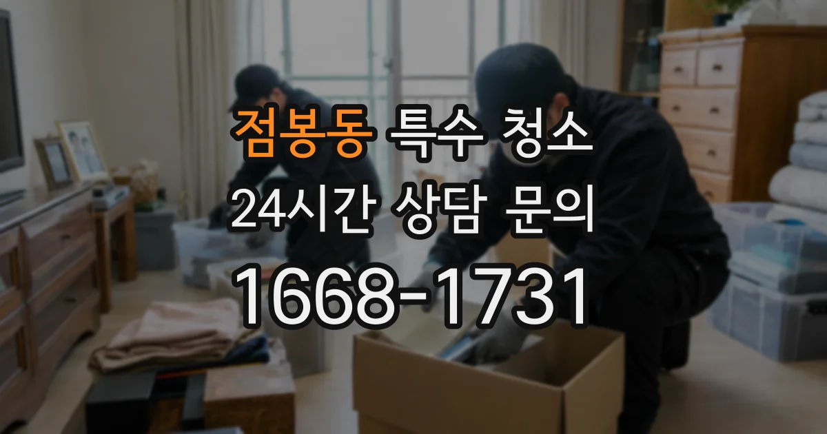 점봉동 특수 청소