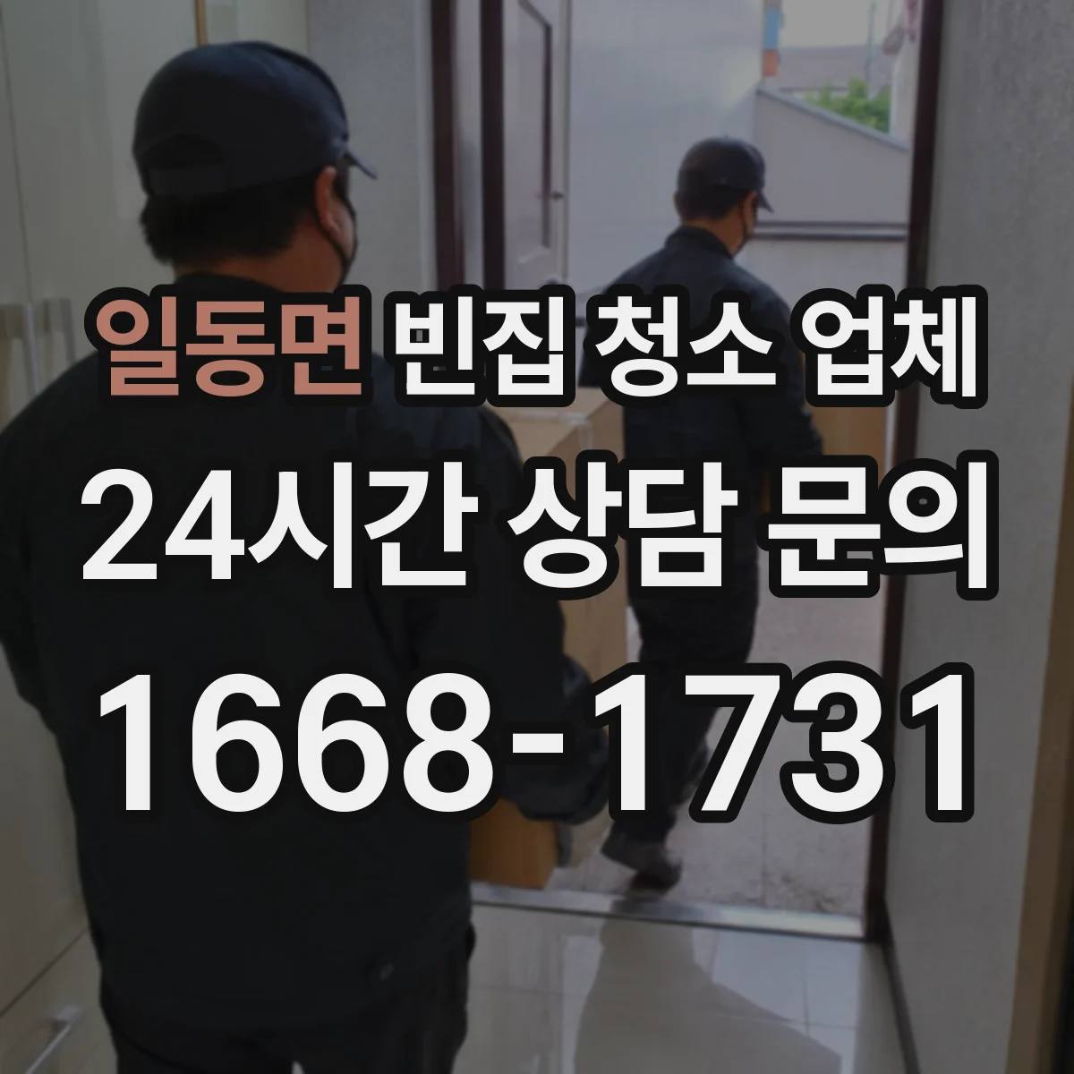일동면 빈집 청소 업체