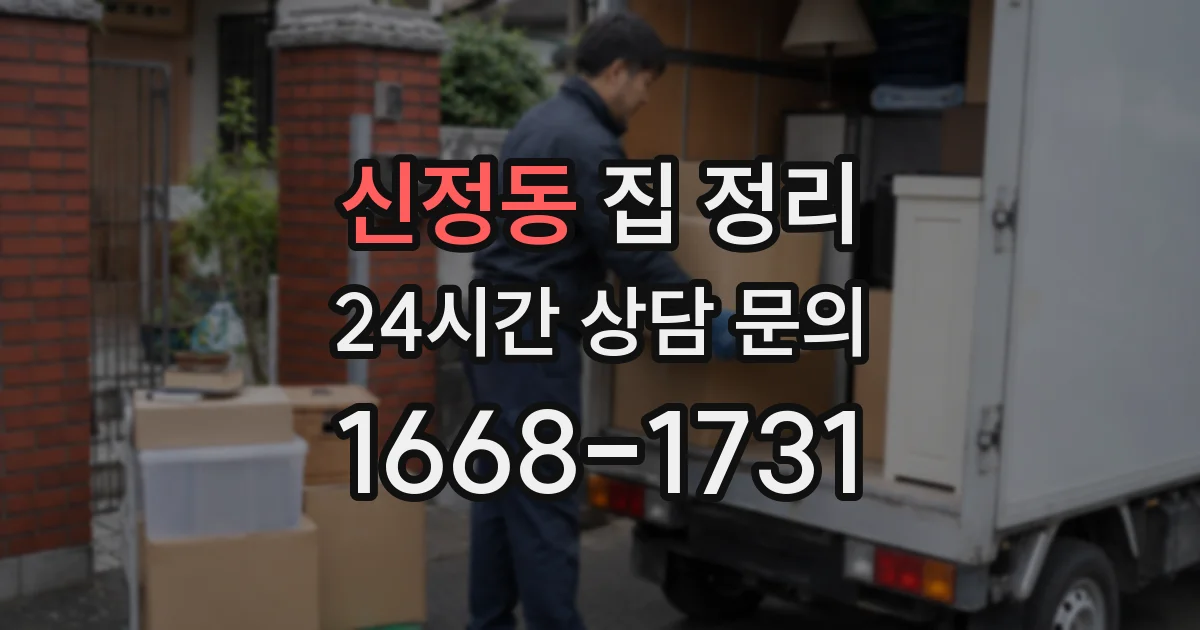 신정동 집 정리
