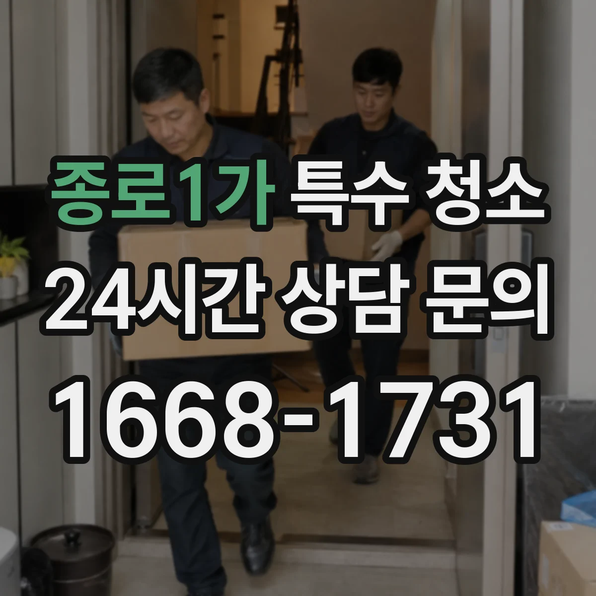 종로1가 특수 청소