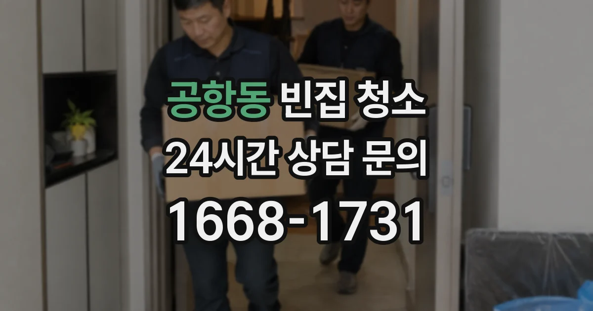 공항동 빈집 청소