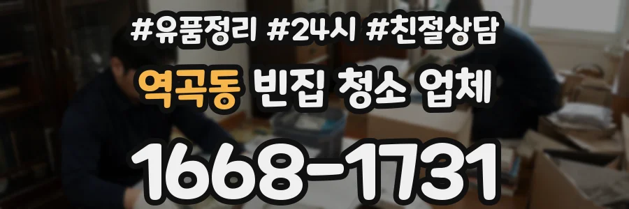 역곡동 빈집 청소 업체