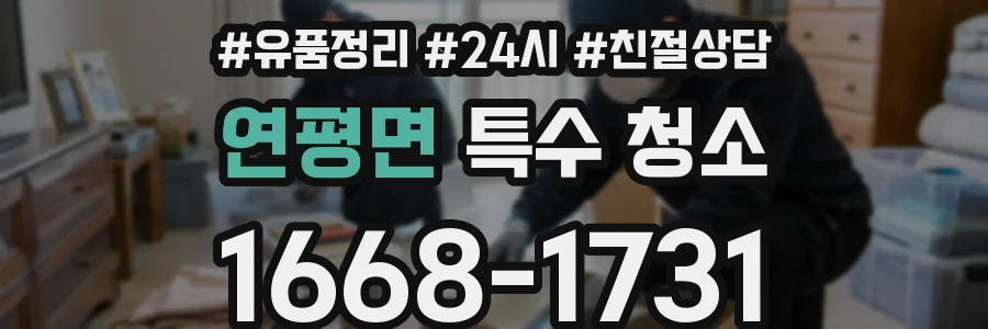연평면 특수 청소