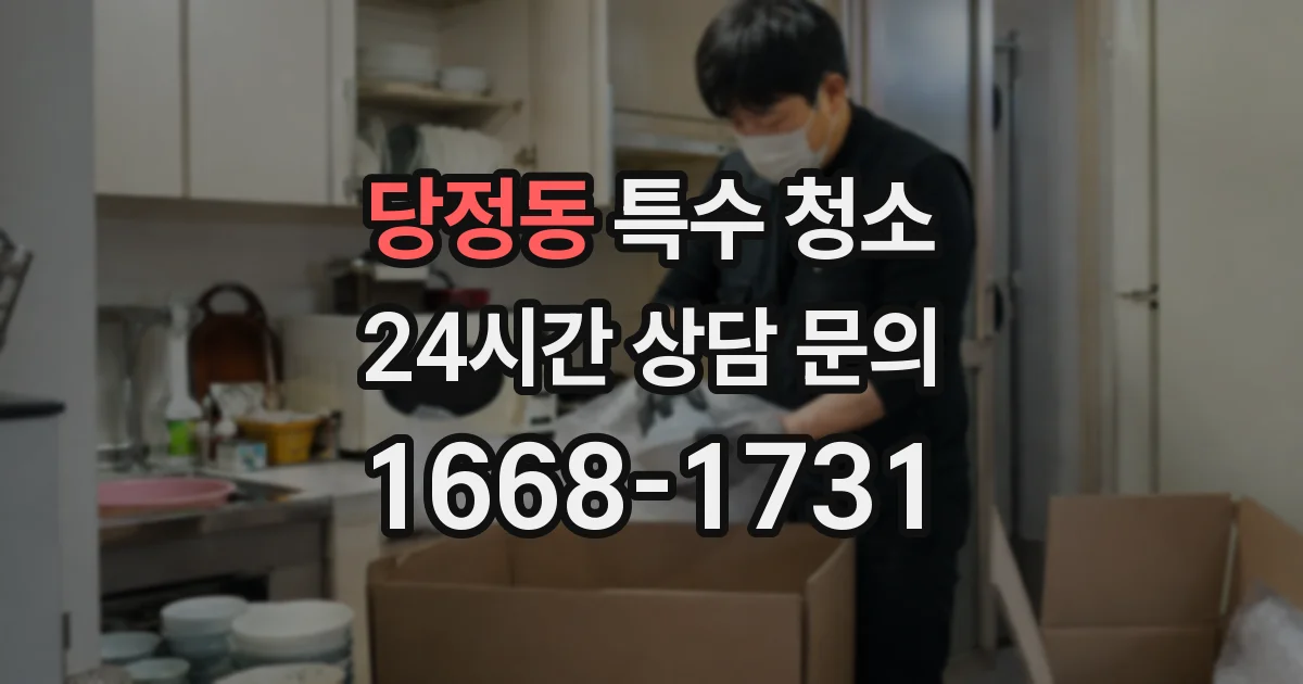 당정동 특수 청소