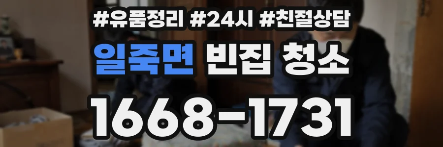 일죽면 빈집 청소