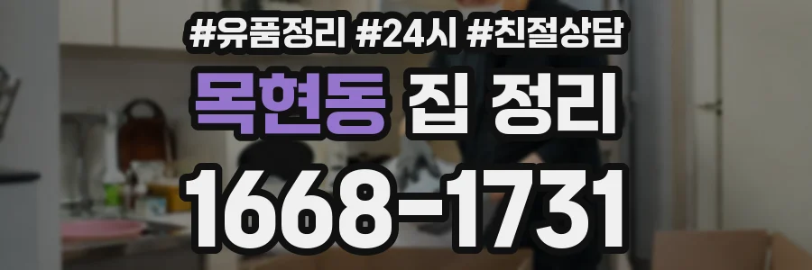 목현동 집 정리