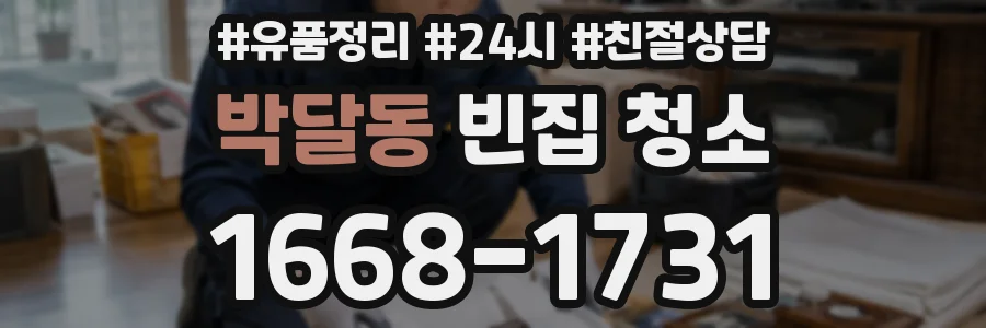 박달동 빈집 청소