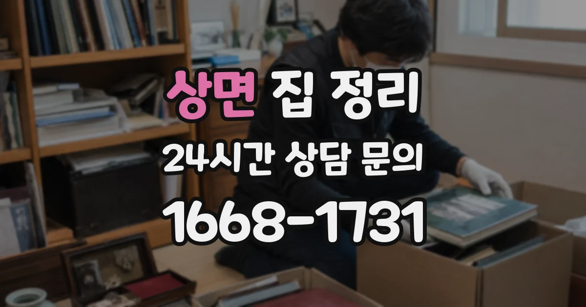 상면 집 정리