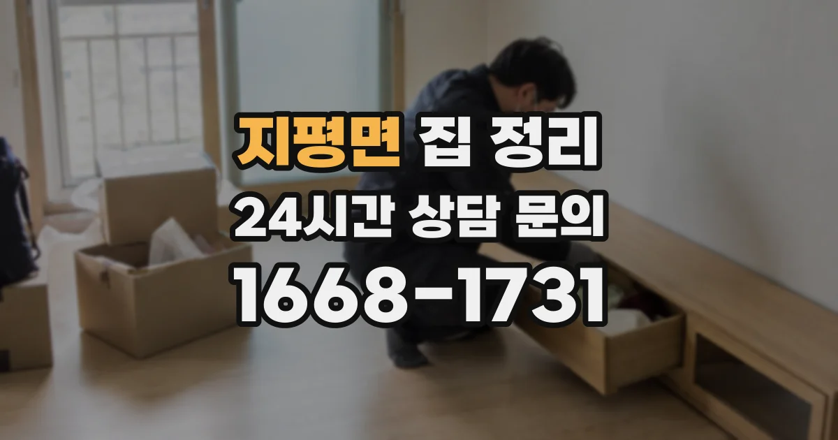 지평면 집 정리