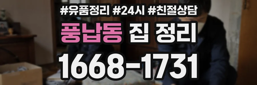 풍납동 집 정리