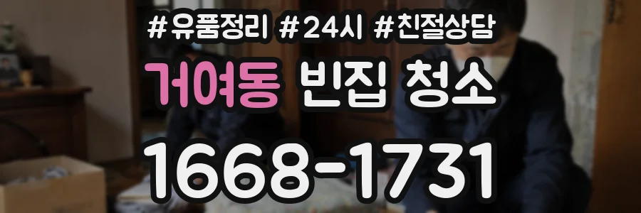 거여동 빈집 청소