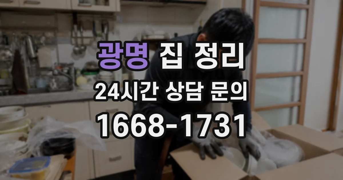 광명 집 정리