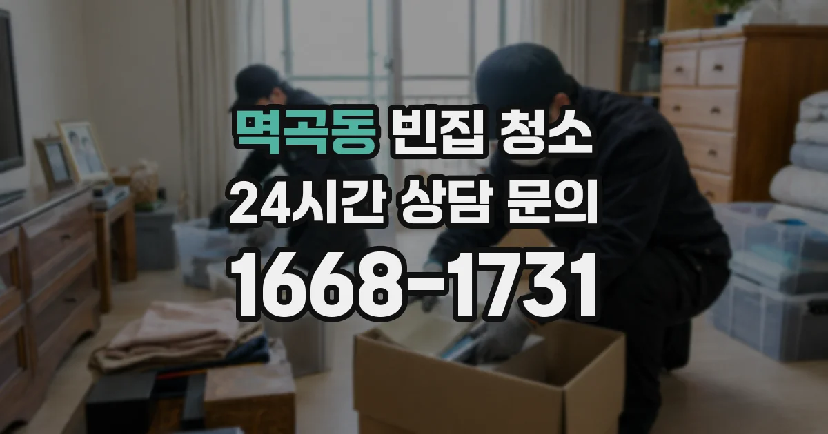 멱곡동 빈집 청소