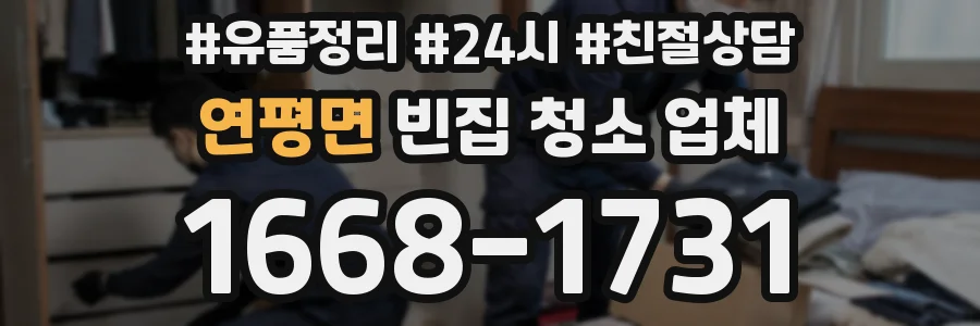 연평면 빈집 청소 업체