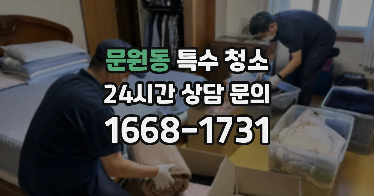 문원동 특수 청소