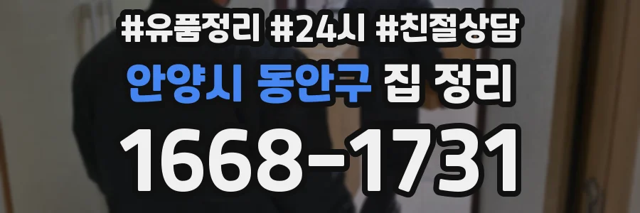 안양시 동안구 집 정리