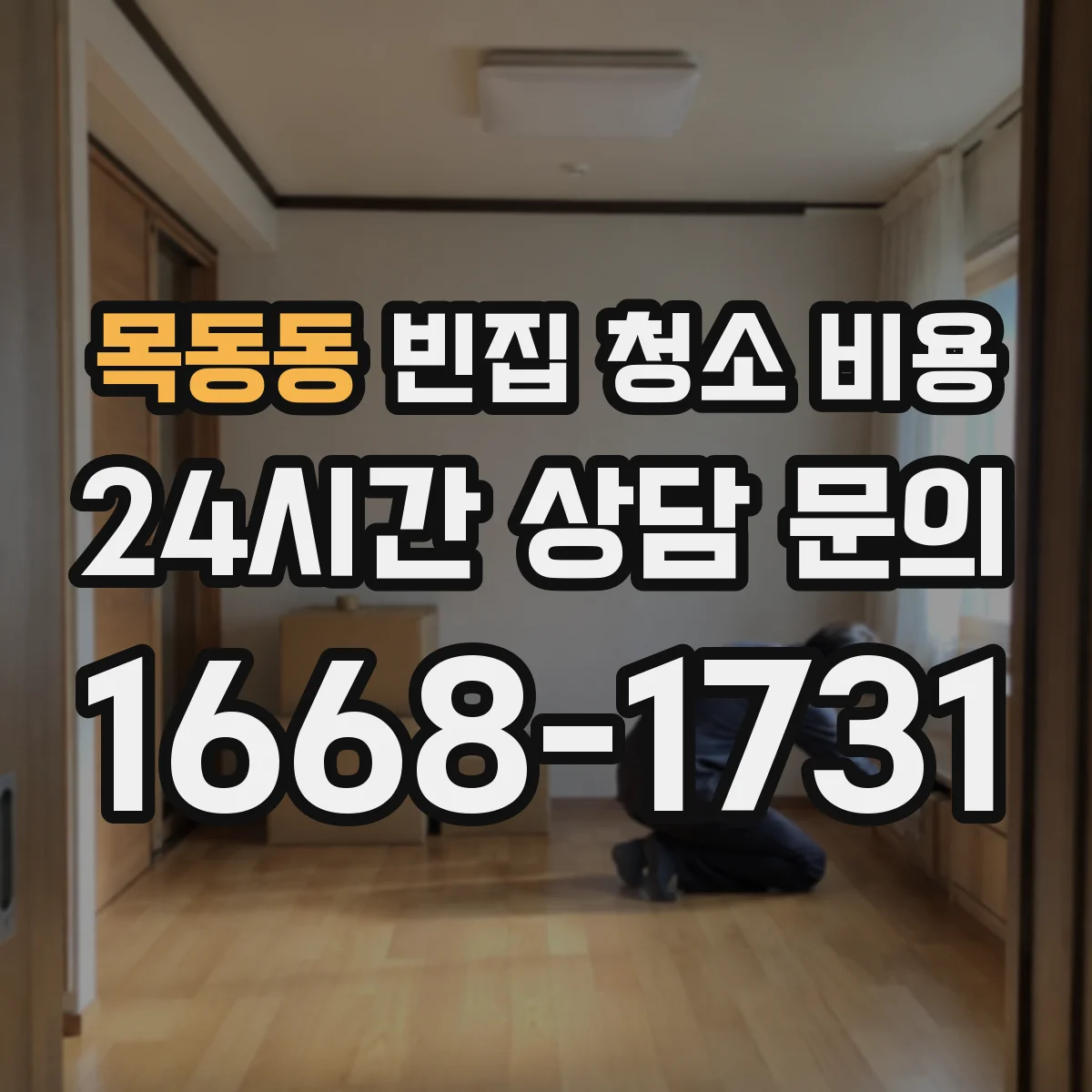 목동동 빈집 청소 비용