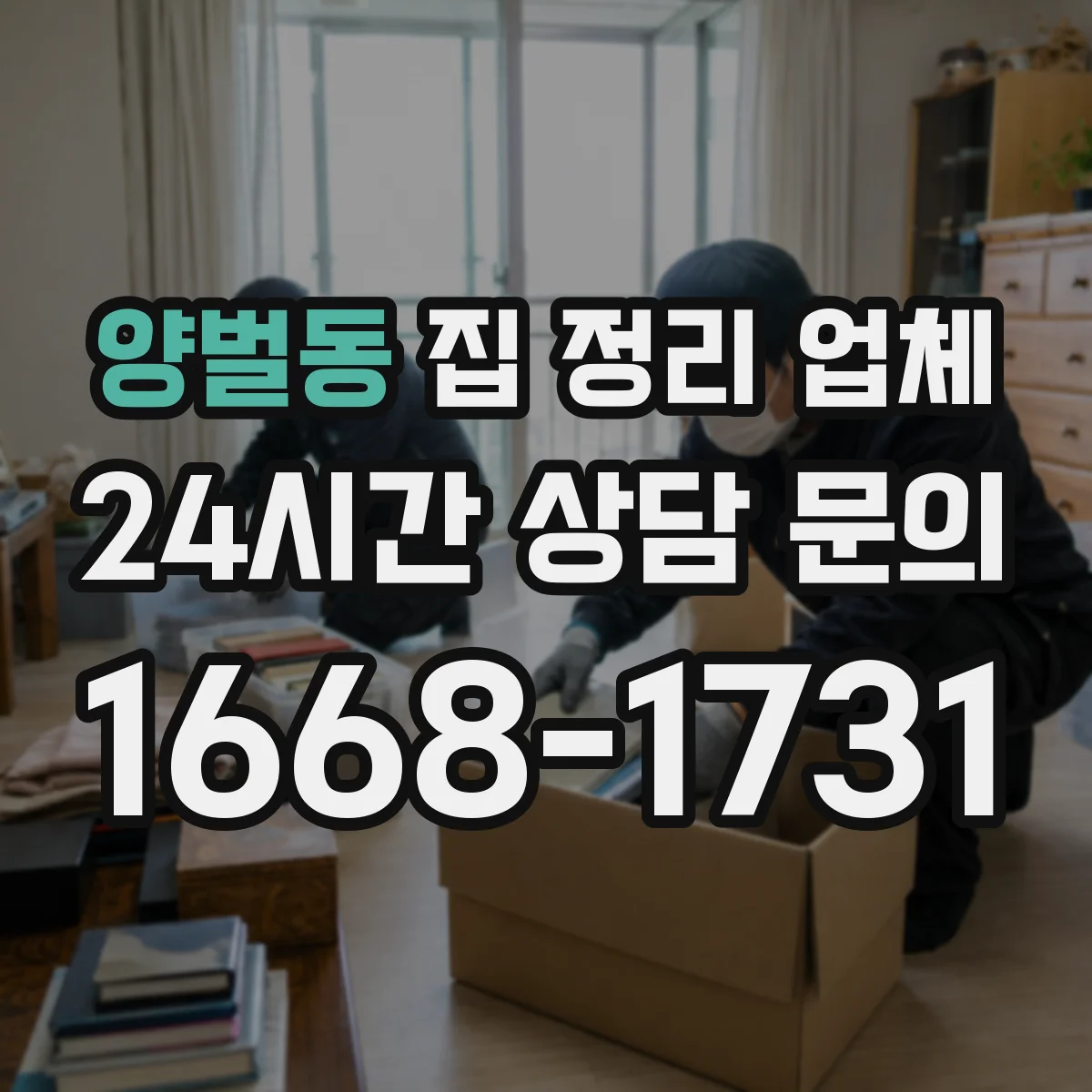 양벌동 집 정리 업체