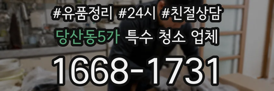 당산동5가 특수 청소 업체