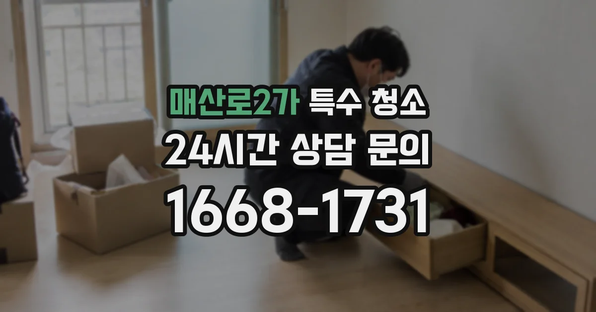 매산로2가 특수 청소