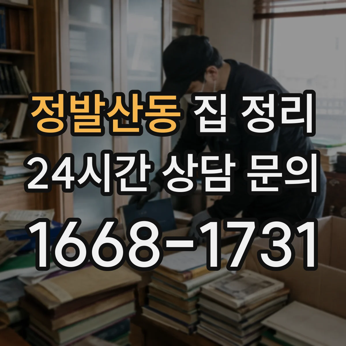 정발산동 집 정리