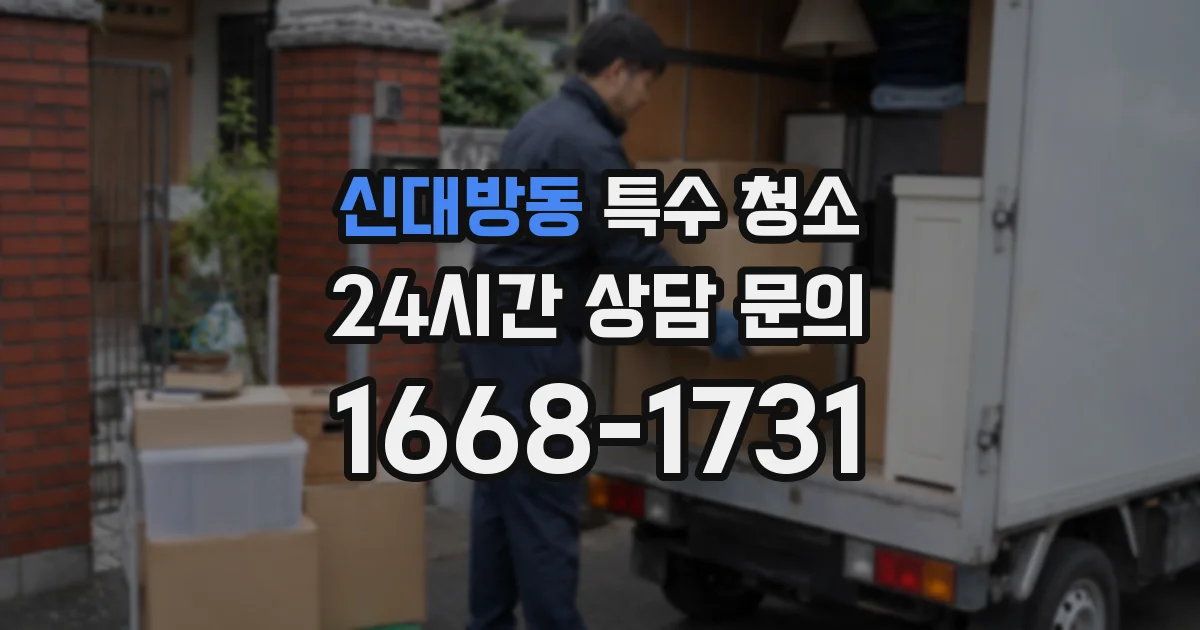 신대방동 특수 청소