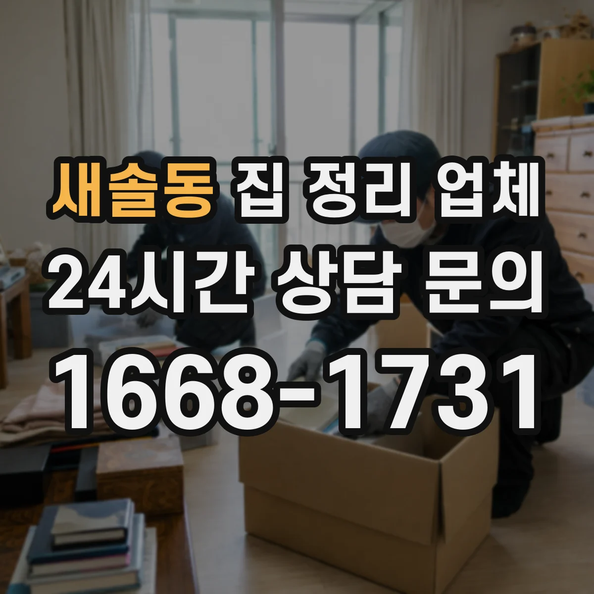 새솔동 집 정리 업체