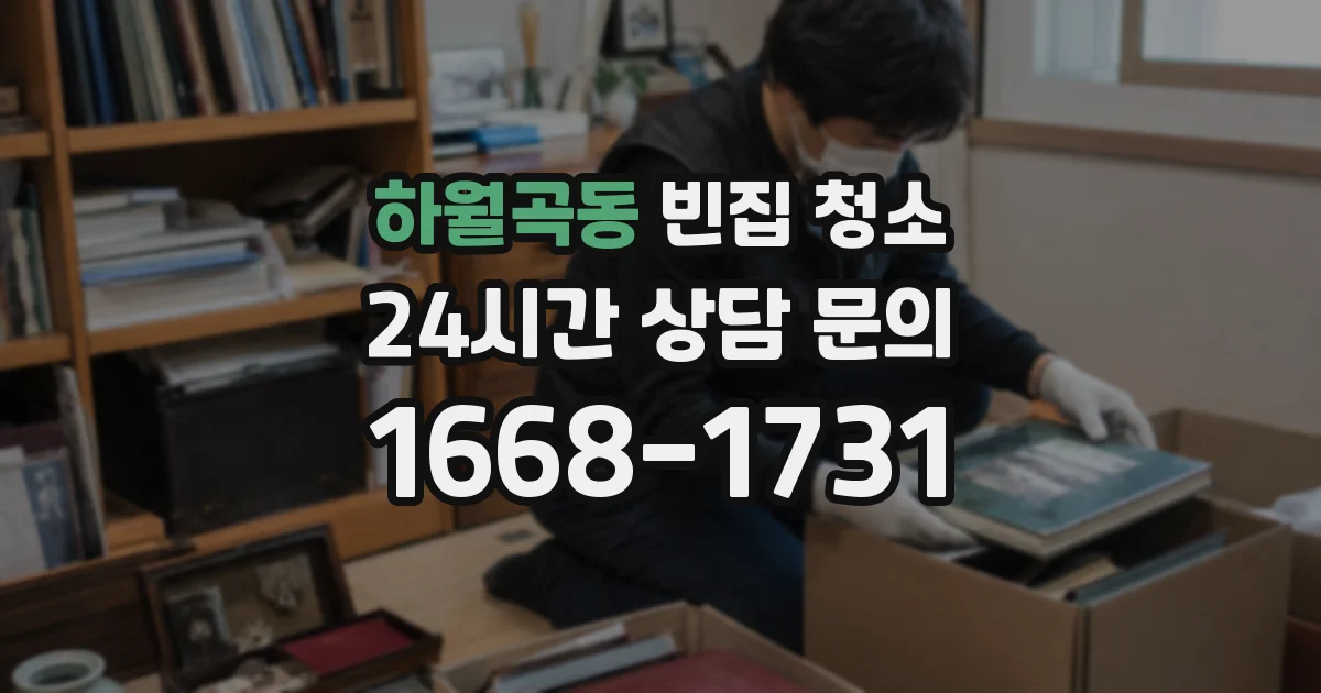 하월곡동 빈집 청소